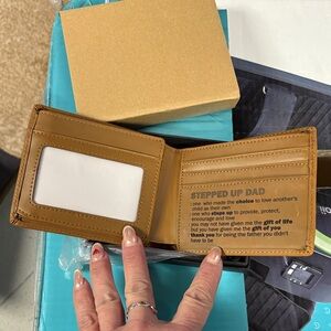 Tan Leather Wallet for Men